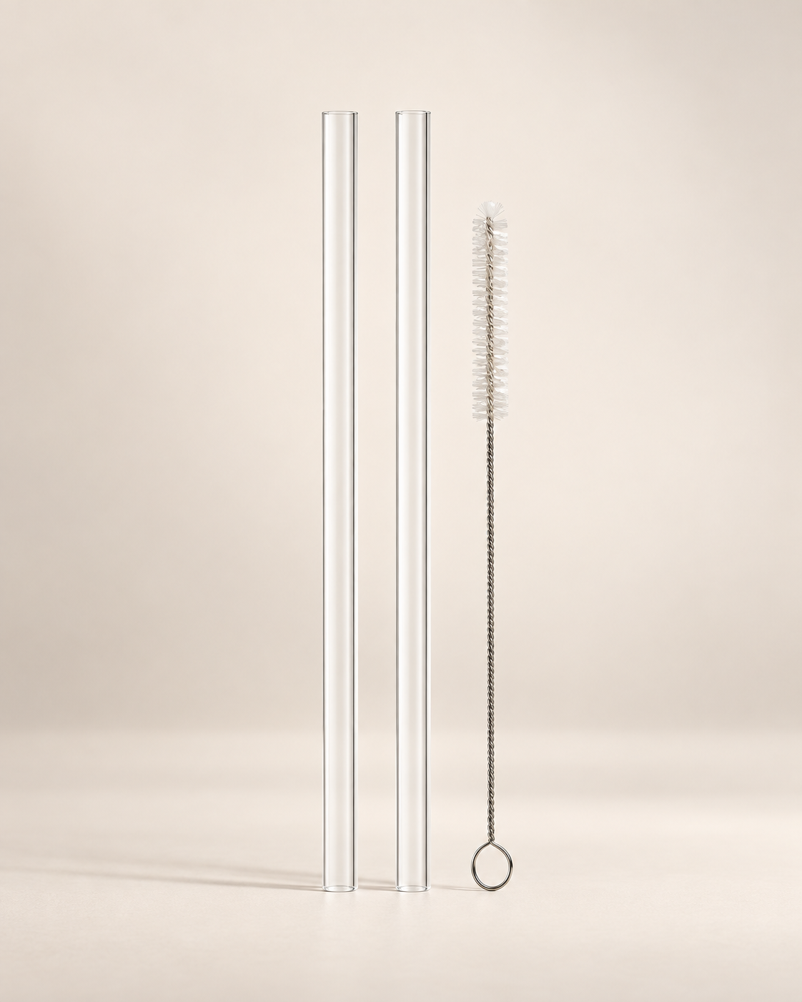 Set de Pajitas Reutilizables de 30 cm + Cepillo de Limpieza para termos